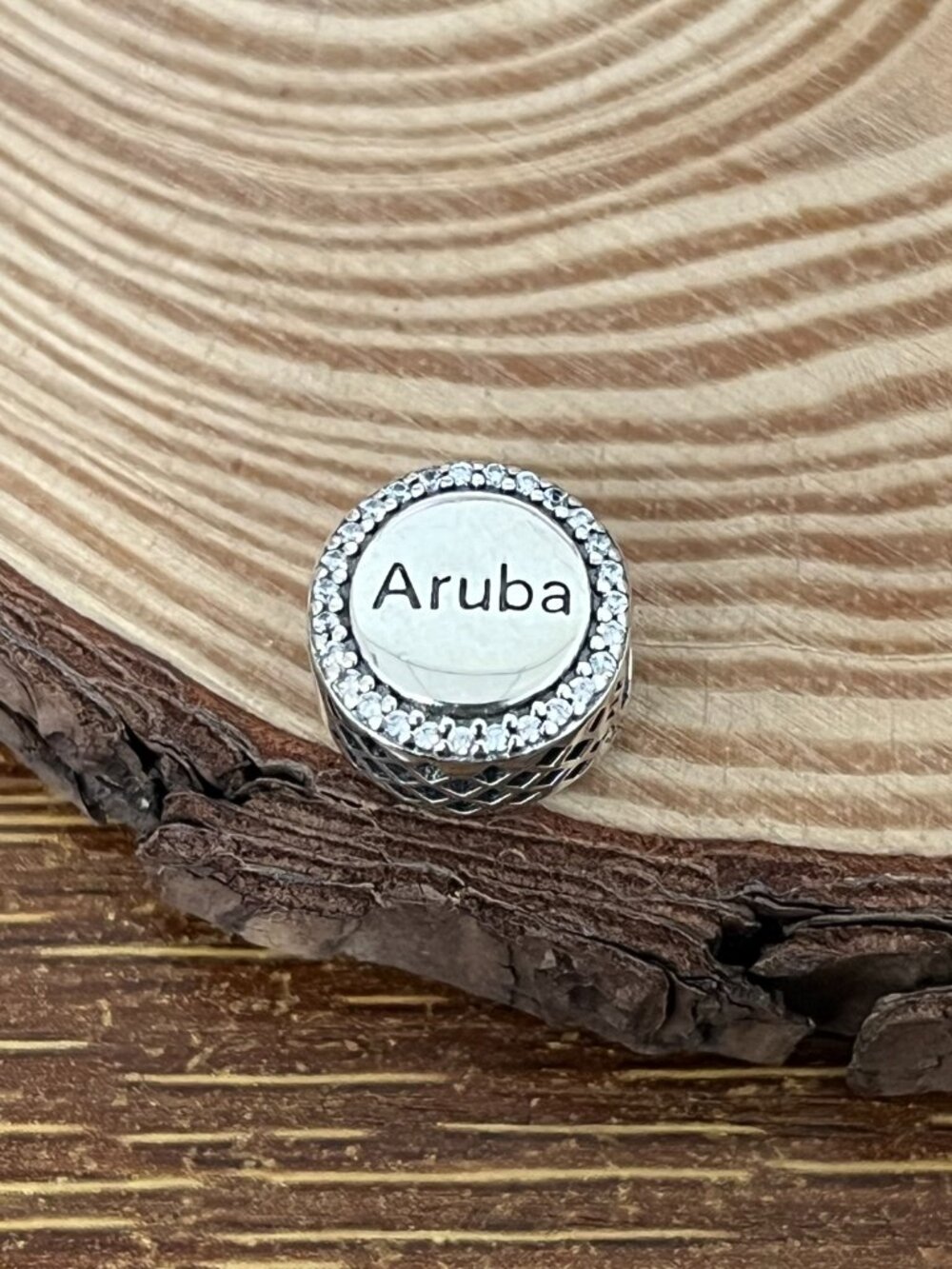 Pandora Aruba Beach Bead S925 Silver Charm